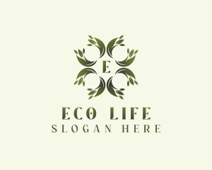 Sustainable Herbal Leaves logo design