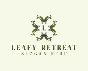 Sustainable Herbal Leaves logo design