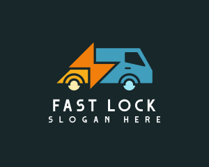 Fast Trucking Service logo design