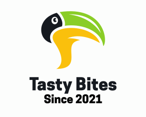 Tropical Bird Chat Bubble logo