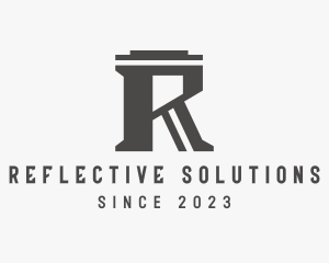 Industrial Letter R Company logo design