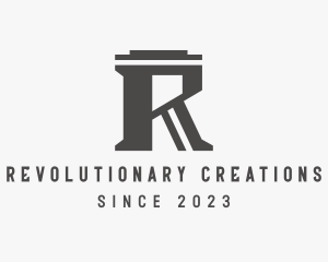 Industrial Letter R Company logo design