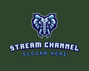 Elephant Gamer Streaming logo design