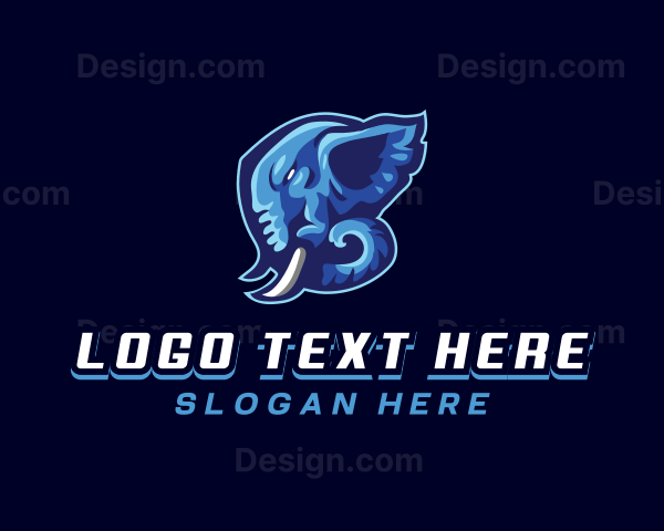 Gaming Elephant Beast Logo