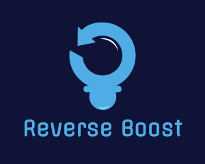 Blue Arrow Reverse logo