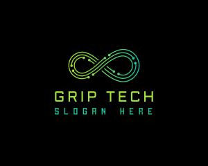 Infinity Tech Loop logo design