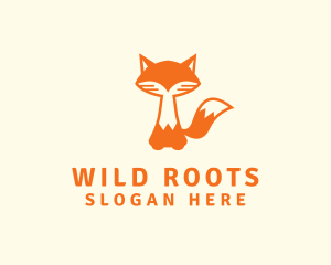 Wild Fox Cub logo design