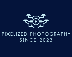 Drone Camera Tech logo design