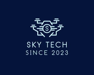 Drone Camera Tech logo design