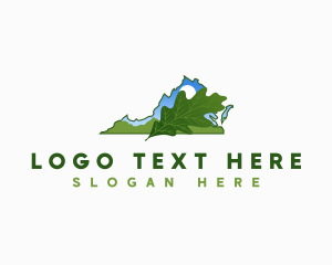 Virginia Nature Leaf logo