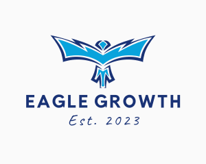 Modern Flight Eagle logo design