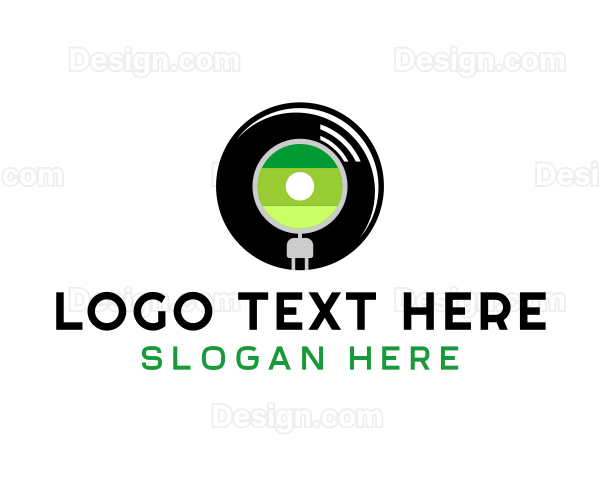 Record Music Vinyl Logo