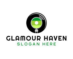 Record Music Vinyl Logo