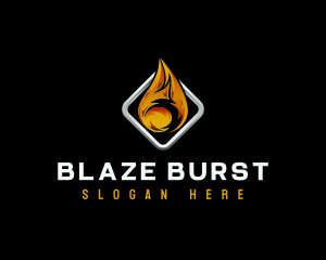 Fire Flame Heat logo design