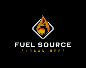 Fire Flame Heat logo design