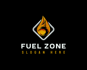 Fire Flame Heat logo design