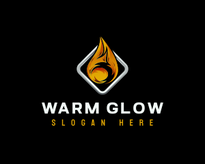 Fire Flame Heat logo