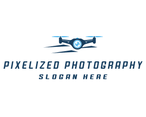 Propeller Drone Surveillance logo design