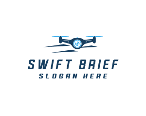 Propeller Drone Surveillance logo design