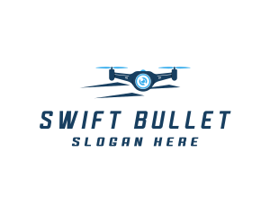 Propeller Drone Surveillance logo design