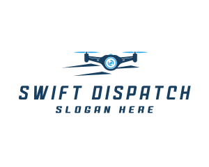 Propeller Drone Surveillance logo design