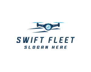 Propeller Drone Surveillance logo design