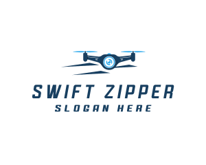 Propeller Drone Surveillance logo design