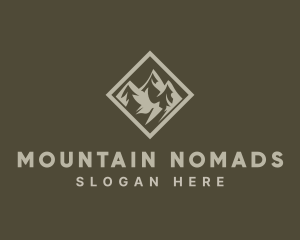 Mountain Peak Scenery logo design