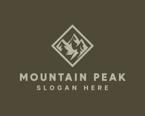 Mountain Peak Scenery logo design