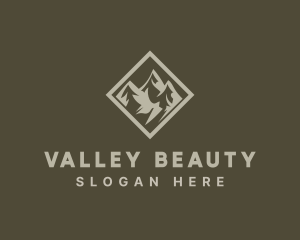 Mountain Peak Scenery logo design