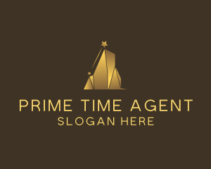 Luxury Gold Building logo design