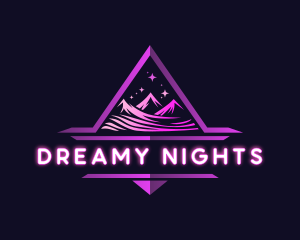 Night Mountain Outdoors logo design