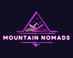 Night Mountain Outdoors logo design