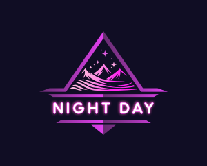 Night Mountain Outdoors logo design