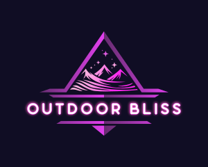 Night Mountain Outdoors logo design