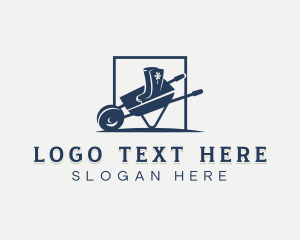 Wheelbarrow Landscaping Garden logo