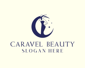 Beauty Moon Gown logo design