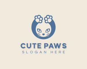 Cat Paw logo design