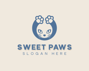 Cat Paw logo design