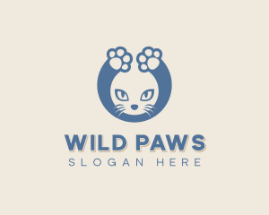 Cat Paw logo design
