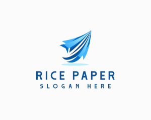 Paper Plane Aviation logo design