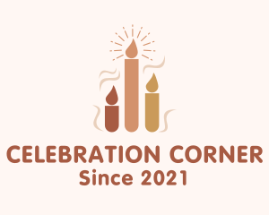 Occasion Pillar Candle logo design