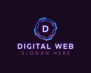 Digital Cyber Technology logo design