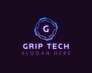 Digital Cyber Technology logo design