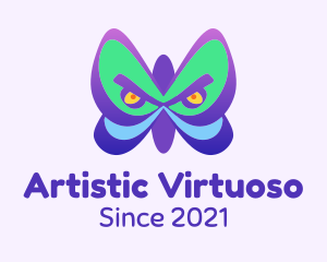 Angry Butterfly Wings logo design