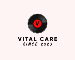 Vinyl Record Music Logo