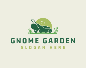 Gardening Lawn Mower logo design