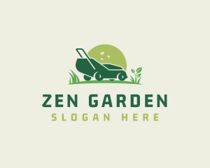 Gardening Lawn Mower logo design