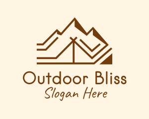 Brown Mountain Tent logo design