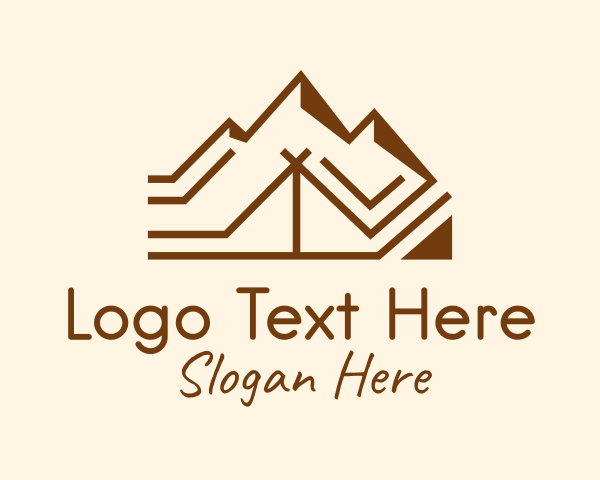 Tent logo example 2